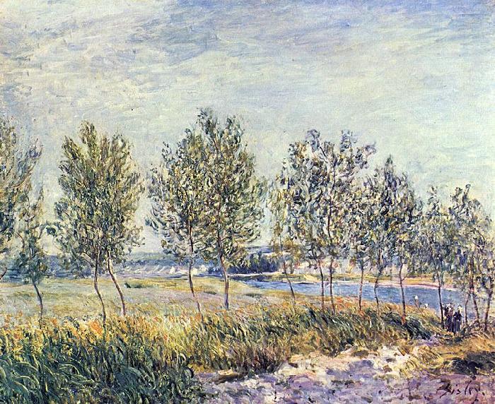Alfred Sisley Wiese in By oil painting picture